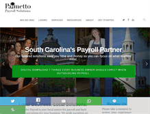 Tablet Screenshot of palmettopayroll.net